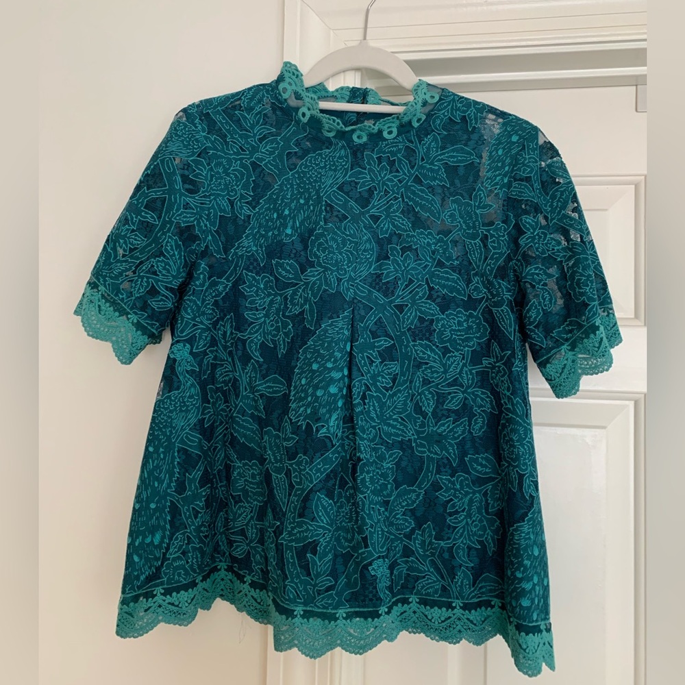 Jade Lace Top